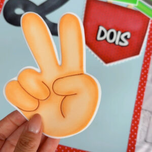 Apostila de Moldes - Números e Quantidades Dedinhos