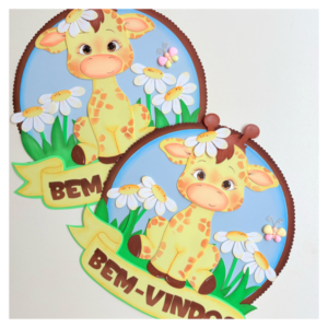 Apostila de moldes kit sala de aula Girafinhas