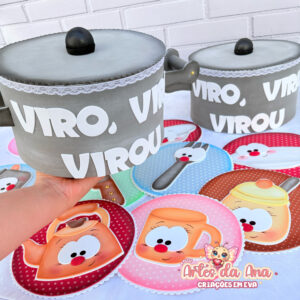 Apostila de Moldes - Música Viro, Vira, Virou