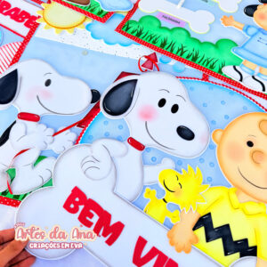 Apostila de moldes Kit sala de aula Snoopy