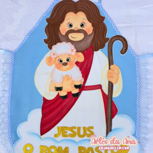Apostila de moldes Avental - Jesus o bom pastor!